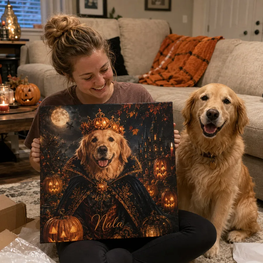 Customer pet portrait photo 10