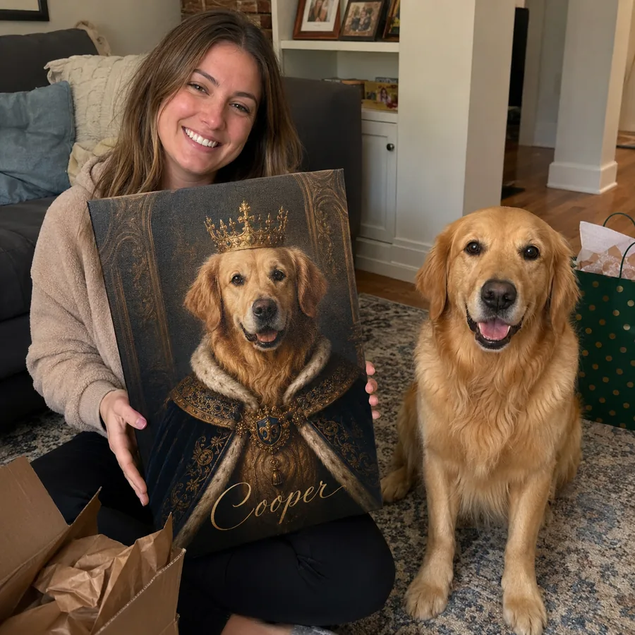Customer pet portrait photo 11