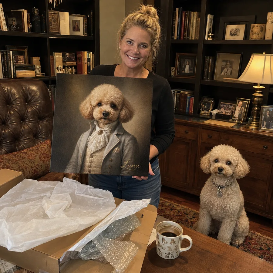 Customer pet portrait photo 12