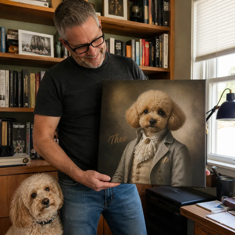 Customer pet portrait photo 21